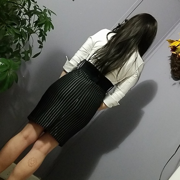 HOST PICK  Pin striped Office Dress IMPORTED - Picture 5 of 8